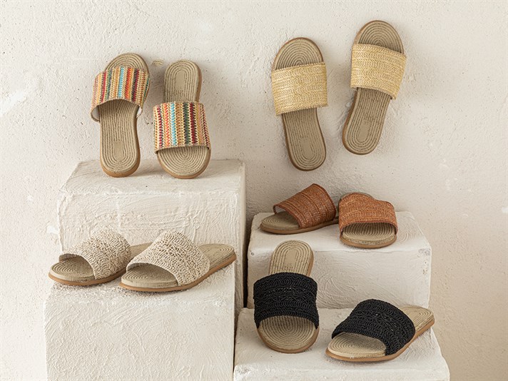 Colorful Straw Women Sandals 39 Mix
