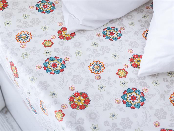 Combină de păun Cu Bumbac Double Cearșaf 240x260 cm Albastru