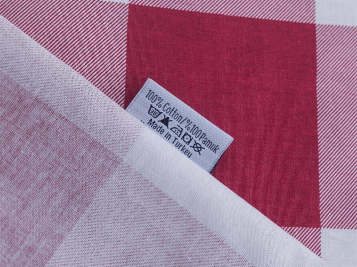 Combină de viață la cabană Cu Bumbac Single Cearșaf 160x240 cm Bordo