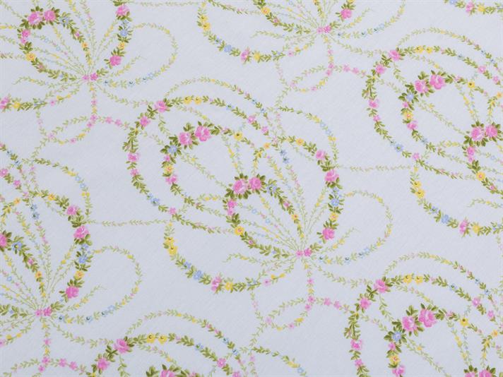 Combinație de vis Pastel Cu Bumbac Double Cearșaf 240x260 cm Roz