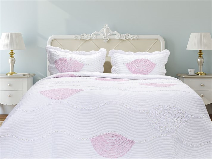 Combina ploaie de trandafiri Double Person  SET CUVERTURĂ DE PA 240x260 cm Pink