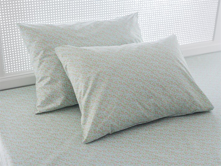 Combina Roselle Cu Bumbac Cu 2 Piese Față De Pernă 50x70 cm Roz