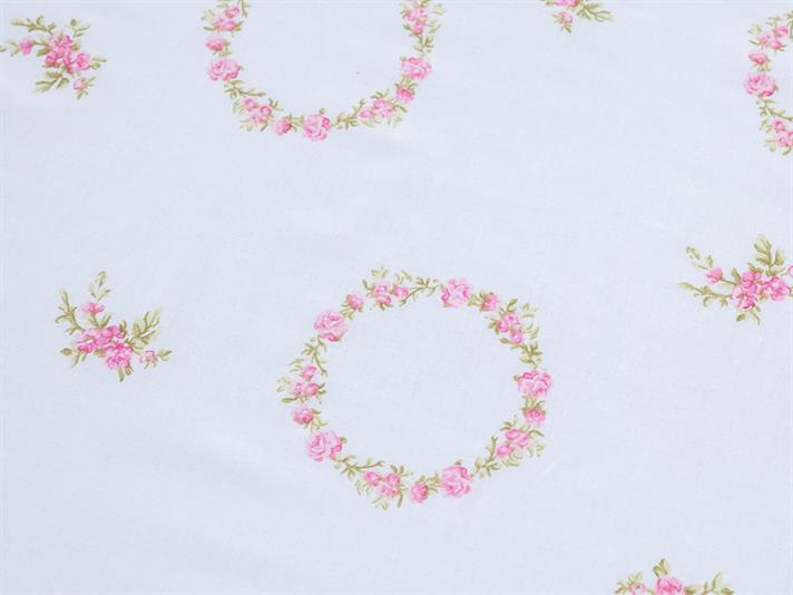 Combinată cu arcul de trandafiri Cu Bumbac Single Cearșaf 160x240 cm Fucsia
