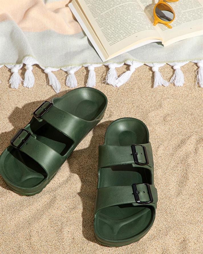 Comfort Sandale Pentru Bărbați, 43, Kaki