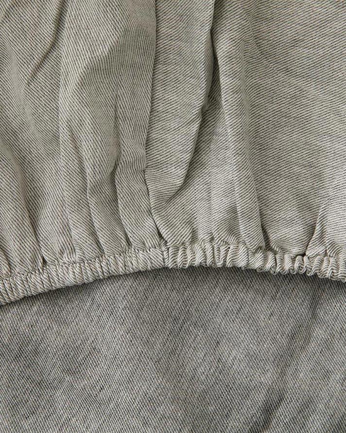 Comfy Stripe Fire Vopsite Single Set Dormit 160x220 cm Gri