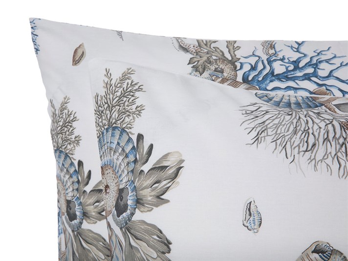 Comoara oceanului Cottony Set 2  FAȚĂ DE PERNĂ 50x70 cm Albastru.