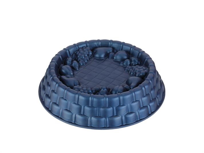 Confetti Cast Granite Meyveli Tart Mould 25x6 cm Dark Blue