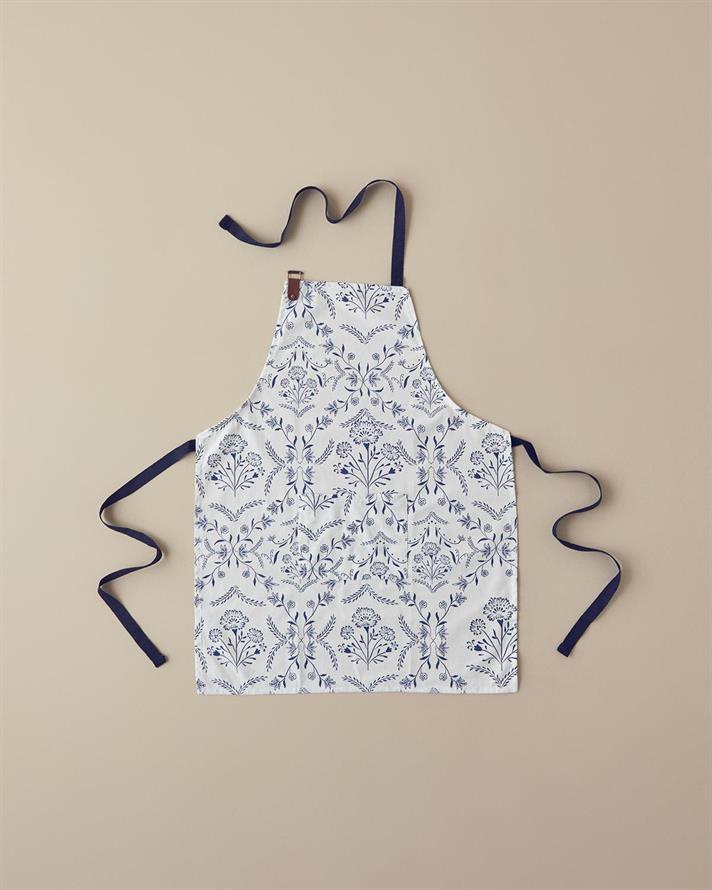 Bumbac Poliester Față De Masă 65x75 cm Alb - Albastru