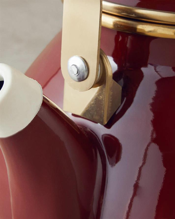 Aluminiu Oală 2 Litre Roșu Claret