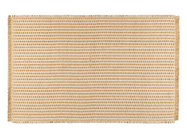Covor decorativ, Coppa, 160x230 cm, poliester-iută, natural-alb