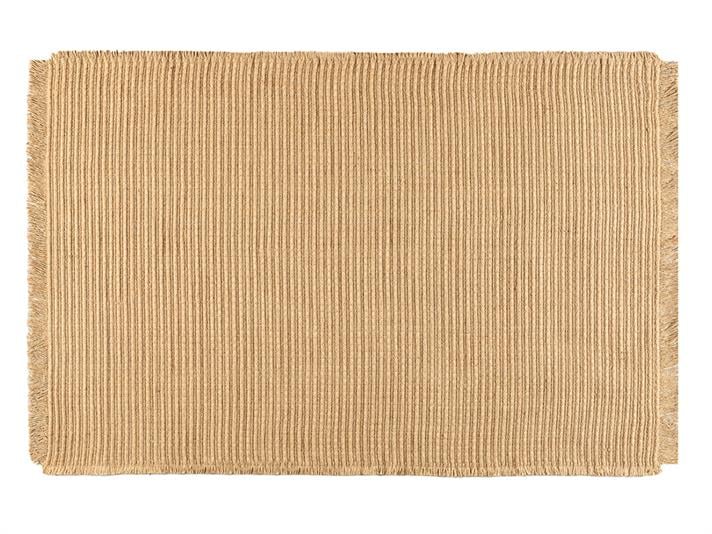 Covor decorativ, Coppa, 80x150 cm, poliester-iută, natural