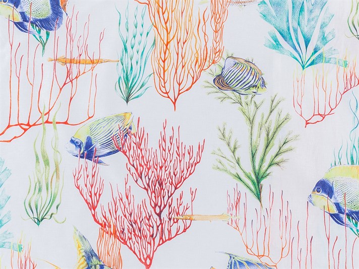 Coral sub apă Cu Bumbac Cu 2 Piese Față De Pernă 50x70 cm Coral