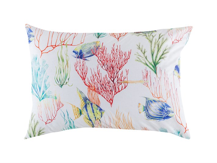 Coral sub apă Cu Bumbac Cu 2 Piese Față De Pernă 50x70 cm Coral