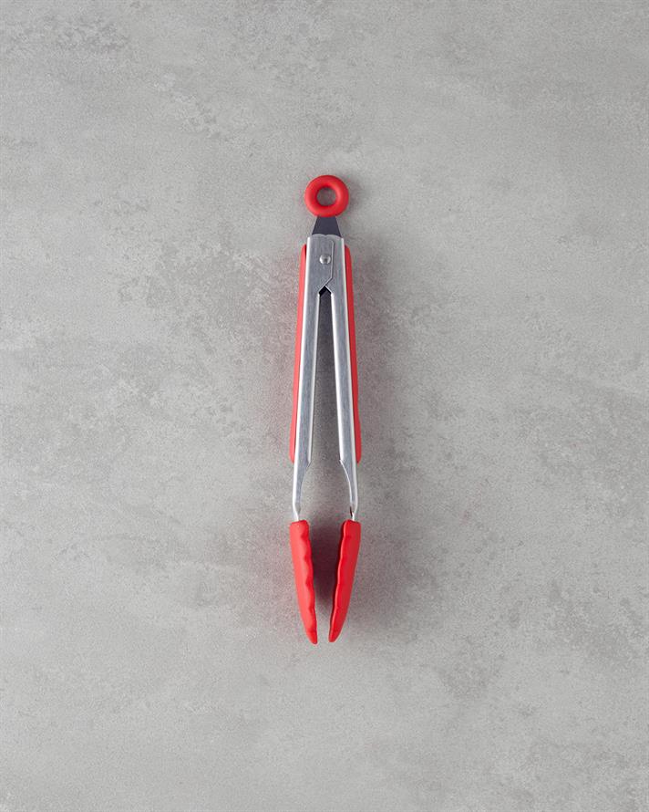 Cordelia Silicon Clește Servire 26 cm Roșu