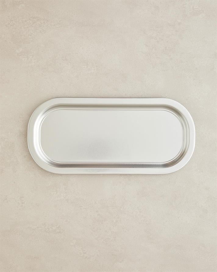 Cordie Metal Tavă 35x15 cm Silver