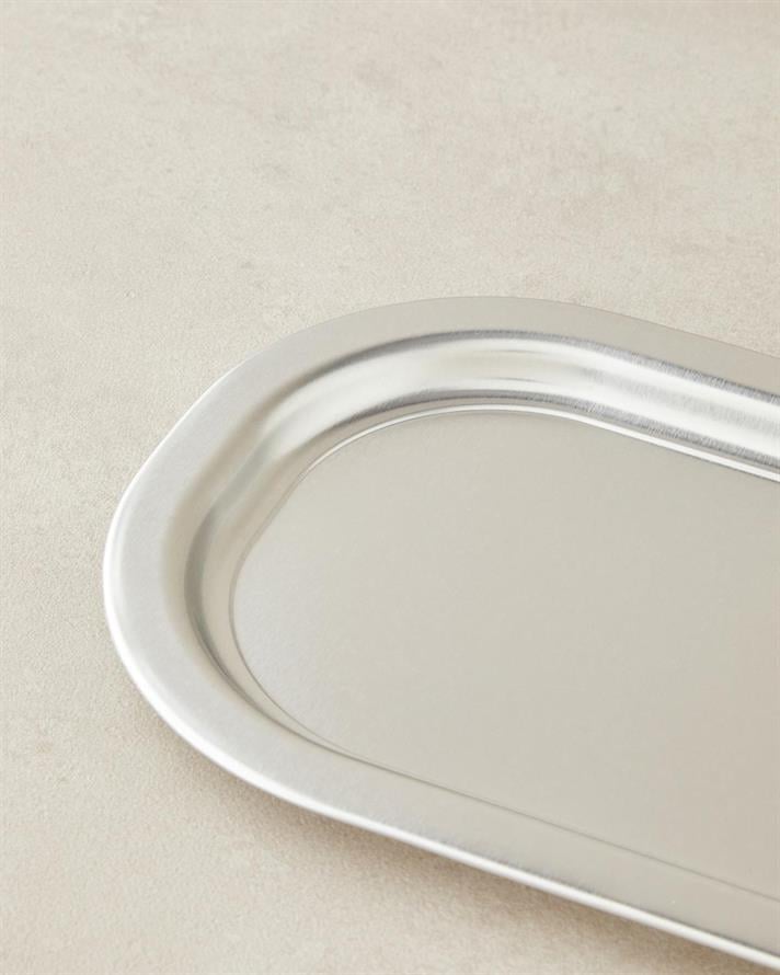 Cordie Metal Tavă 35x15 cm Silver