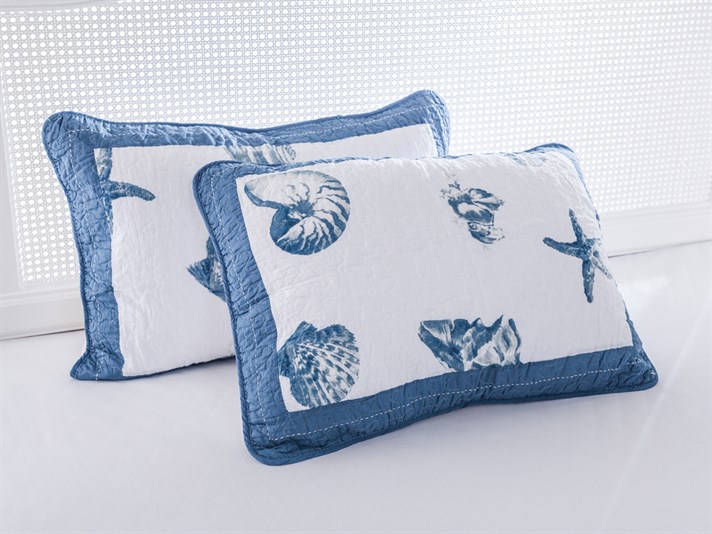 Cordula  Patchwork Double Person  SET CUVERTURĂ DE PA 240x260 cm Dark Blue