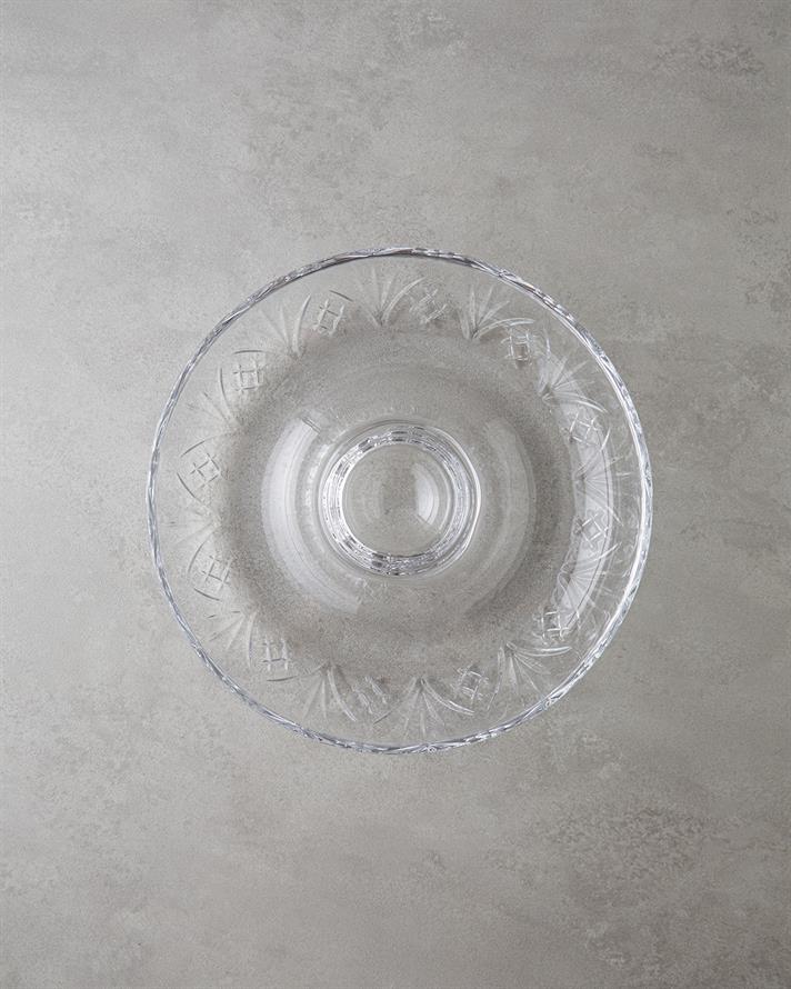 Cosmic Glass with 2 inserts Presenter 26 cm Transparent