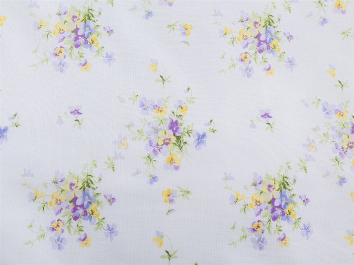 Cosmos Cu Bumbac Single Lenjerie De Pat 160x220 cm Lila