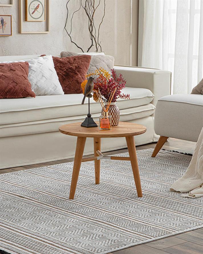 Costa Chenille-Iută Covor 80x150 cm Alb