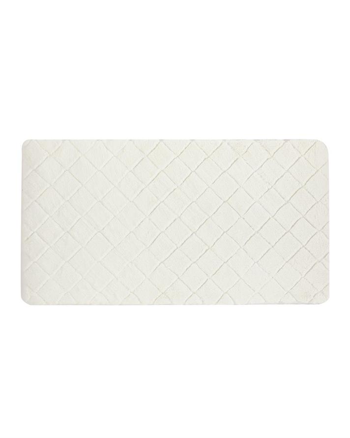 Covor blană artificială, Soft Touch, 60x90 cm, acril, alb