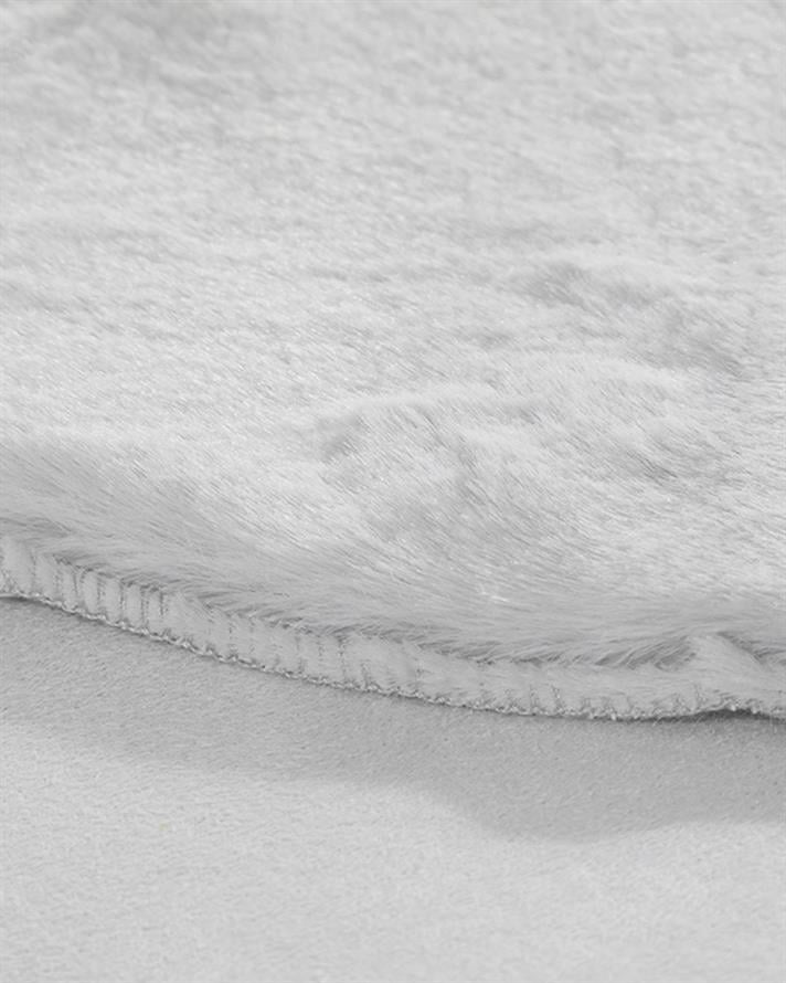 Covor blană artificială, Soft Touch, 60x90 cm, acril, gri deschis