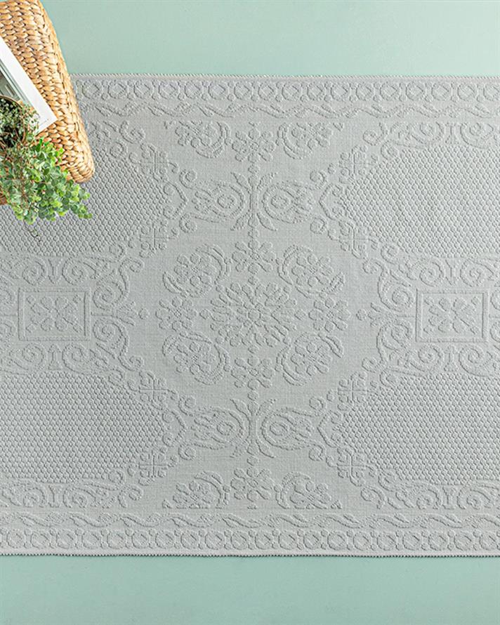 Larissa Luxury Curl Rug 120x165cm Gray