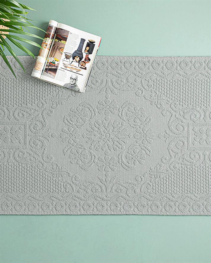 Larissa Luxury Curl Rug 120x165cm Gray