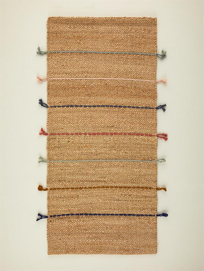 Covor decorativ, Brone, 70X160 CM, iută, natural