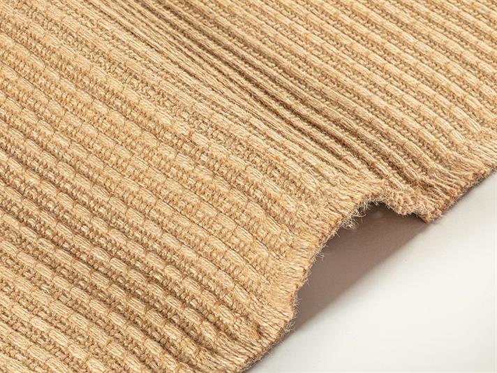 Covor decorativ, Coppa, 160x230 cm, poliester-iută, natural