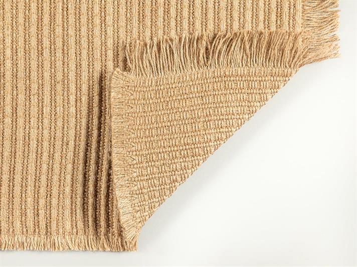 Covor decorativ, Coppa, 160x230 cm, poliester-iută, natural