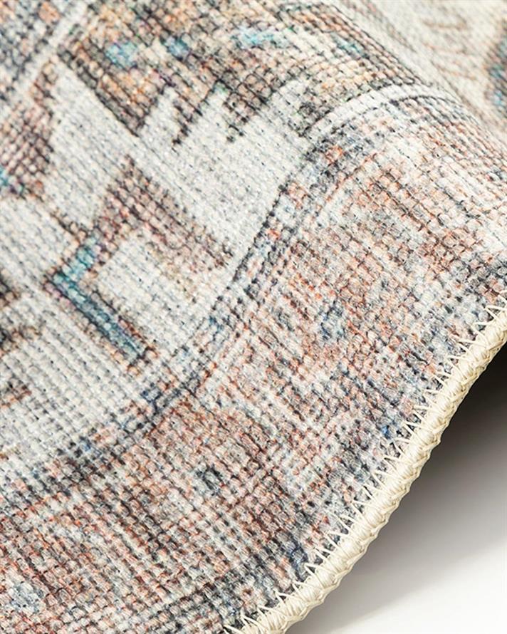 Covor decorativ, Lucia, 120x180 cm, jacquard, alb-maro