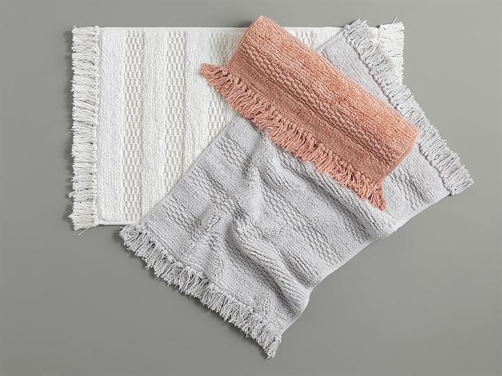 Covoraș de baie, Ava, bumbac, 60x90 cm, ecru