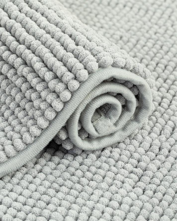 Paige Polyestere Shaggy Bathroom Mat 50x80 cm Gray