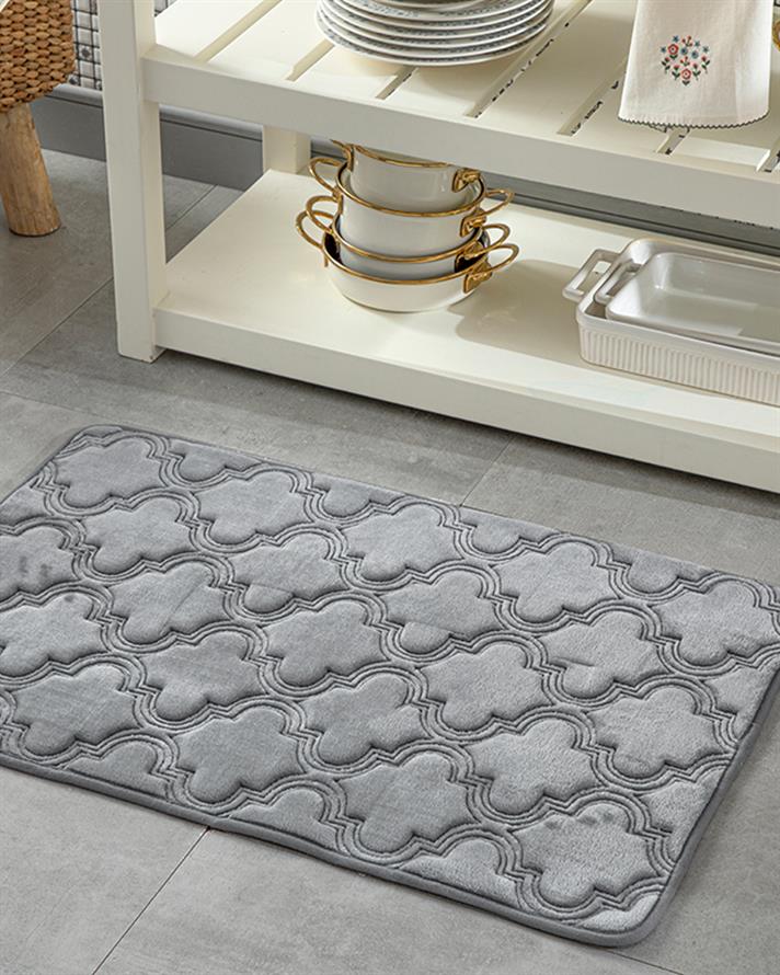 Covoraș de bucătărie antiderapant, Roxbury, poliester, 60x90 cm, antracit