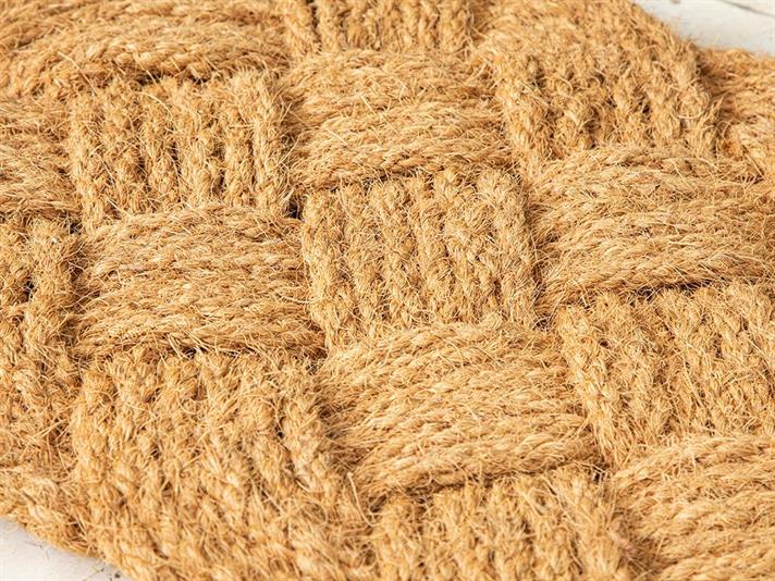 Covoraș pentru intrare, Moco, 40x60 cm, fibră de cocos, natural