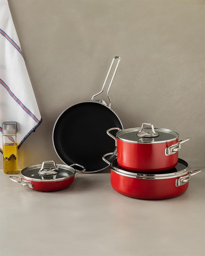 Excellence Aluminum Non-stick Pan 20 cm Red