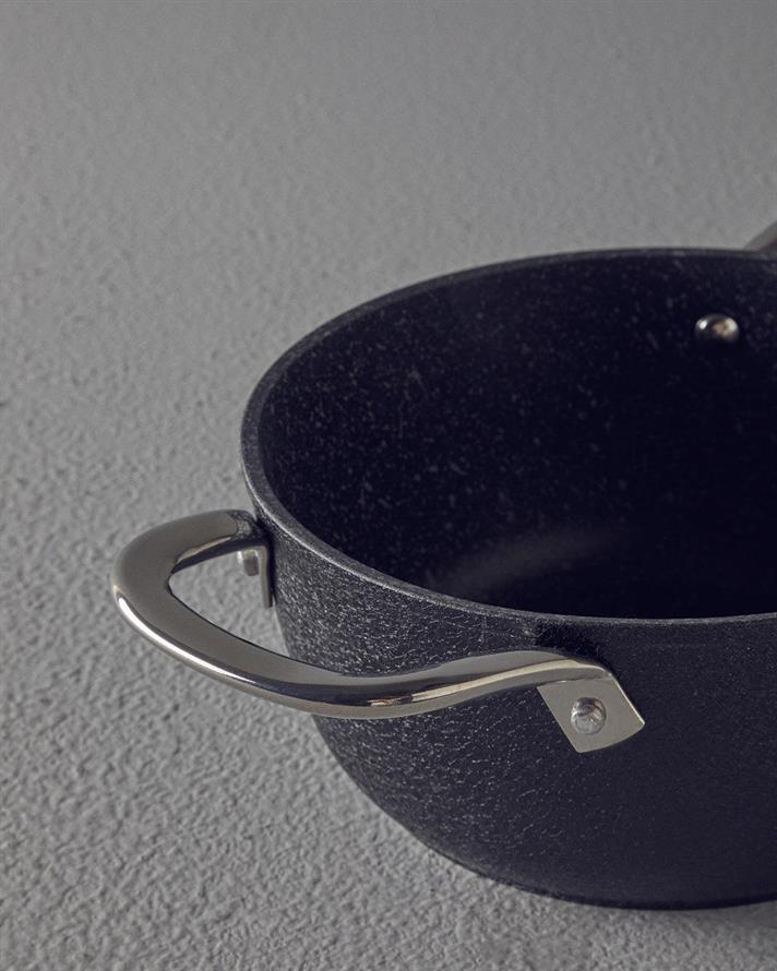 Charm Granite Deep Pan 20 cm Black