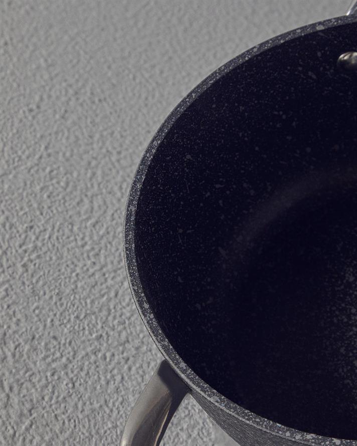 Charm Granite Deep Pan 20 cm Black