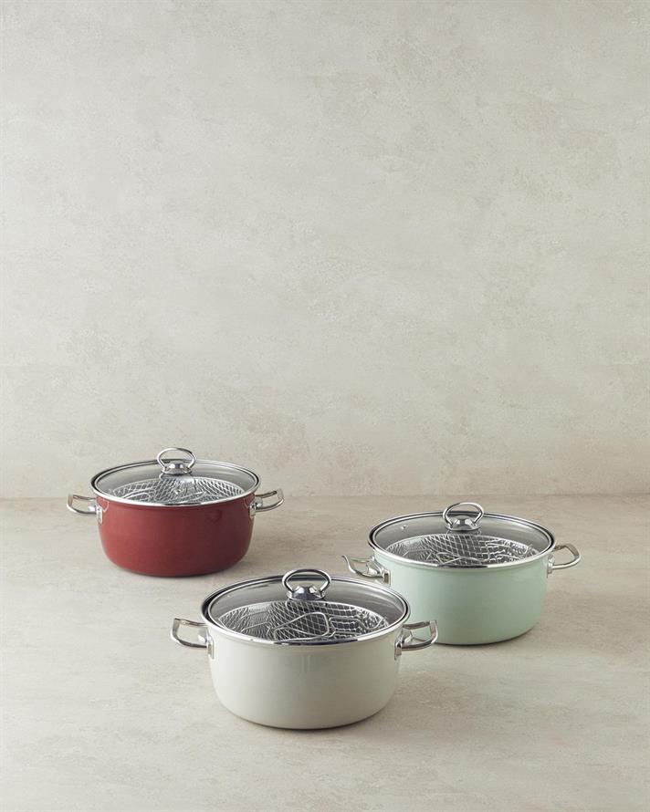 Email  CRATIȚĂ DE PRĂJIT 22 cm Roșu Claret