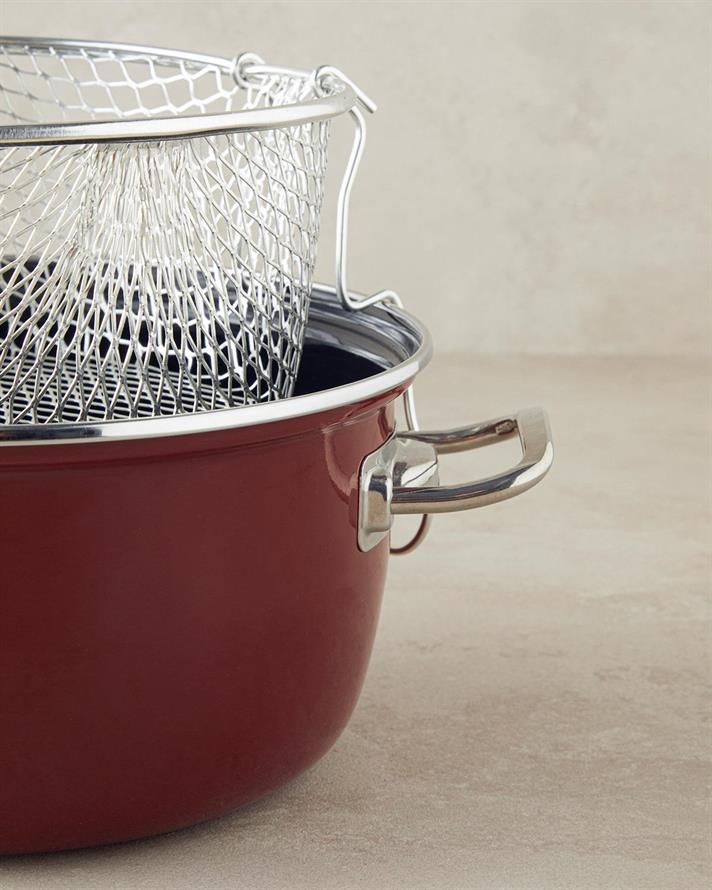 Email  CRATIȚĂ DE PRĂJIT 22 cm Roșu Claret