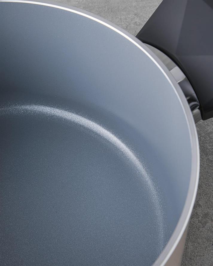 Cratita cu capac, Prego, ceramica, 20 cm, crem
