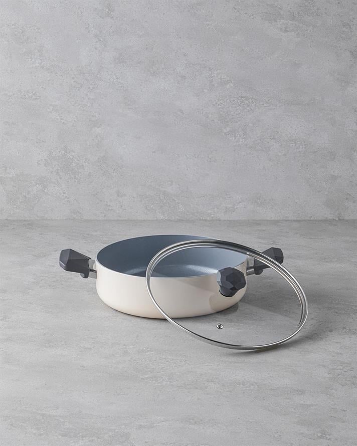 Ceramică Cratiță 26 cm Crem.