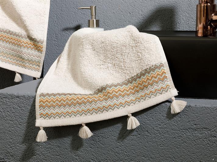 Creative Prosop De Mână, Jacquard, 30*45 Cm, Alb Închis