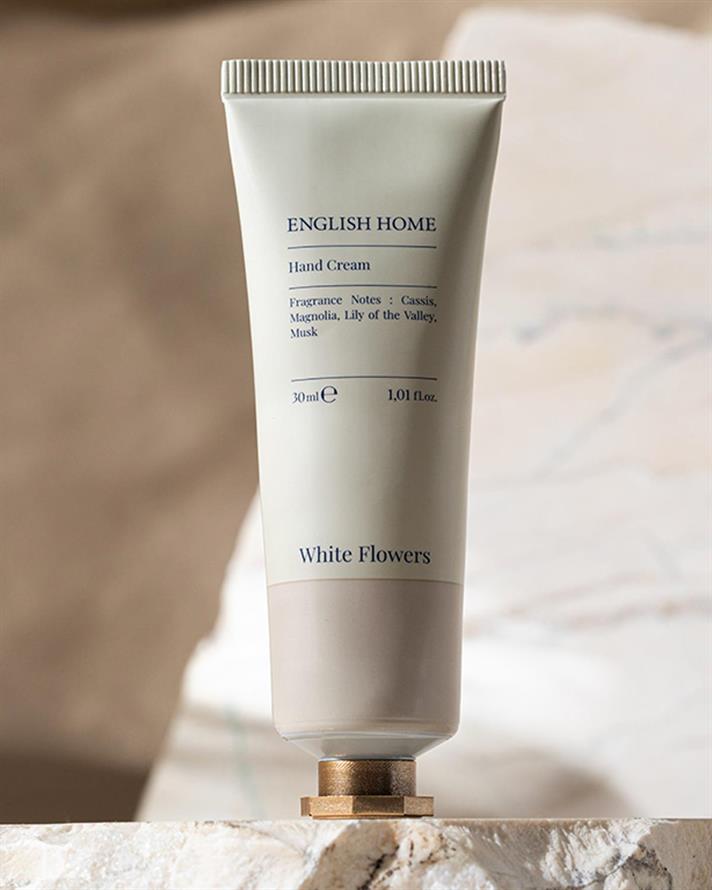 Crema de maini, White Flowers, 30 ml, bej