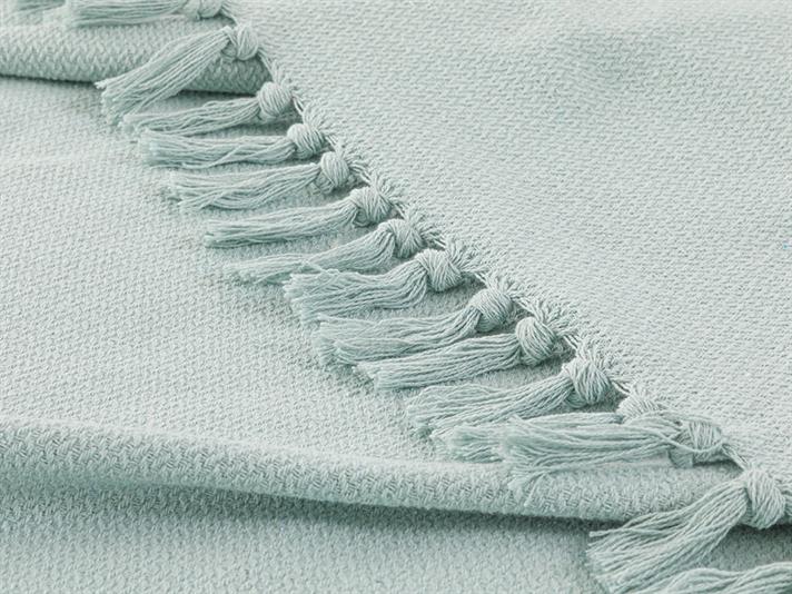 Crimped Țesut Single Cuvertură De Pat 160*240 Cm verde mentă