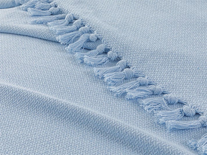 Crimped  Țesut For One Person  CUVERTURĂ DE PAT 160x240 cm BabyBlue