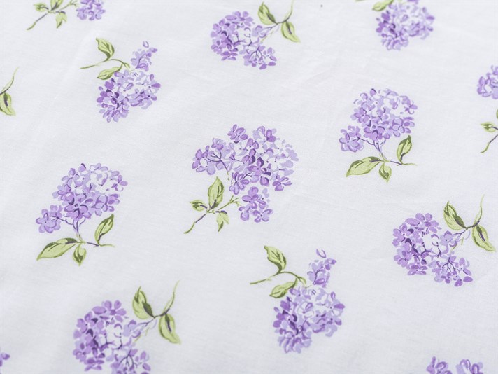 crin Cu Bumbac Single Cearșaf 160x240 cm Lila