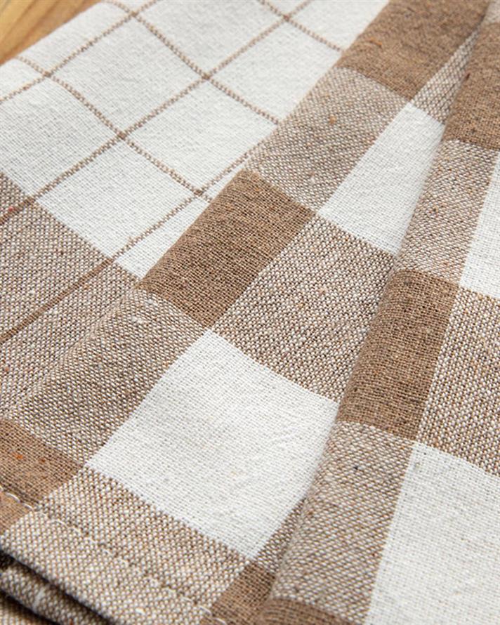 Cristal Bumbac Poliester 2 Set Cârpă De Uscat 40X60 Cm Maro