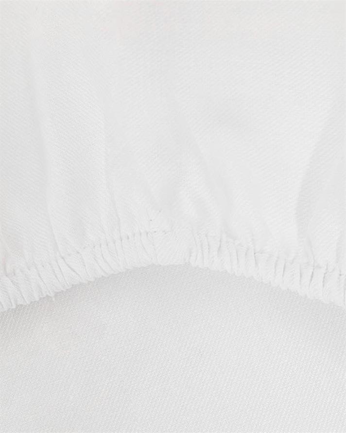 Lenjerie de pat completa, pentru doua persoane, Crystal, bumbac-viscoza, 200x220 cm/160x200 cm/50x70 cm, alb